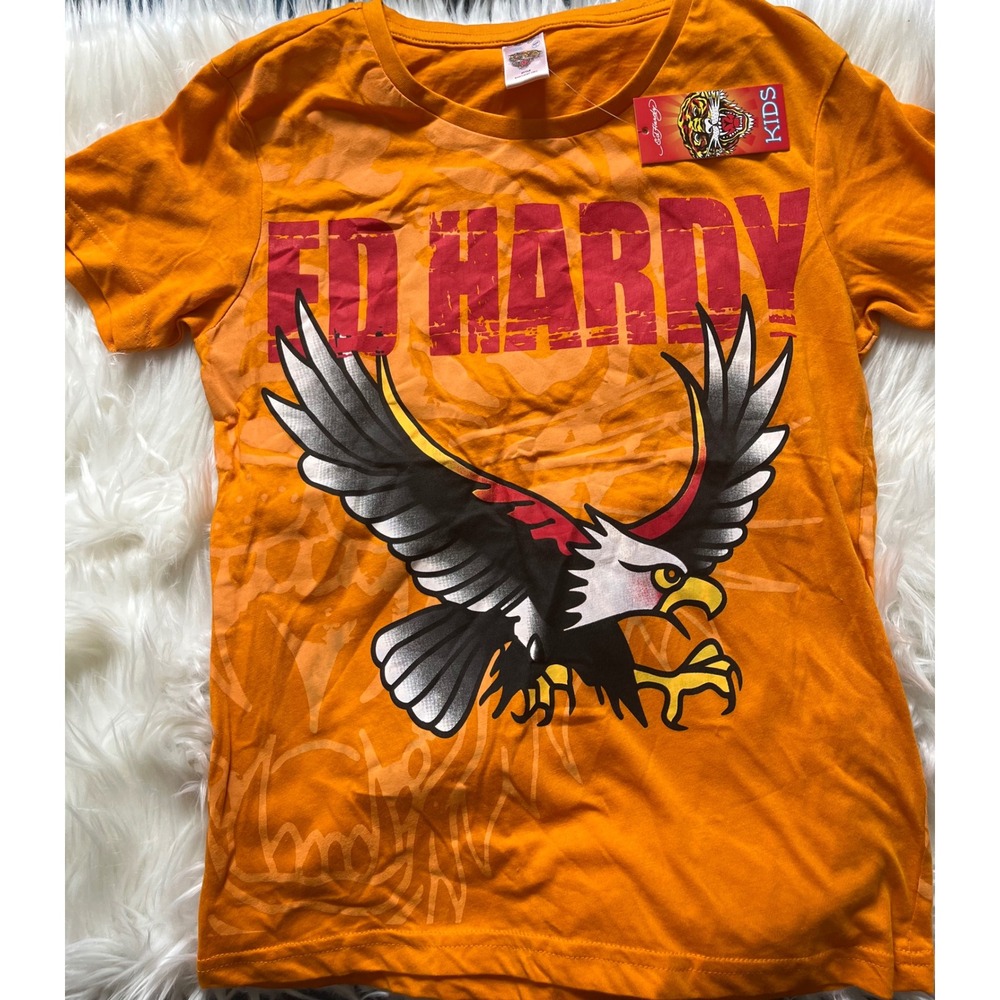 NWT Ed Hardy Eagle Boys T-shirt Size 8